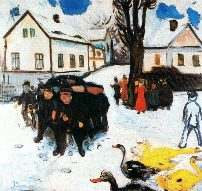 the village street